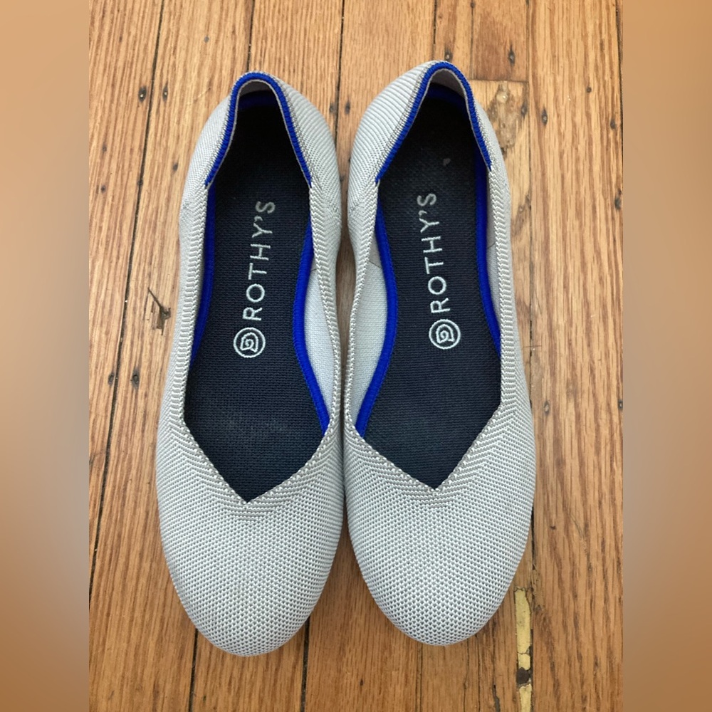 Rothy's Gray Flats GUC SIZE:9